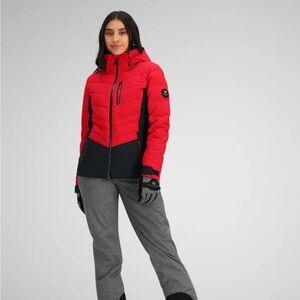 Obermeyer Women's Crimson and Ebony Jacket